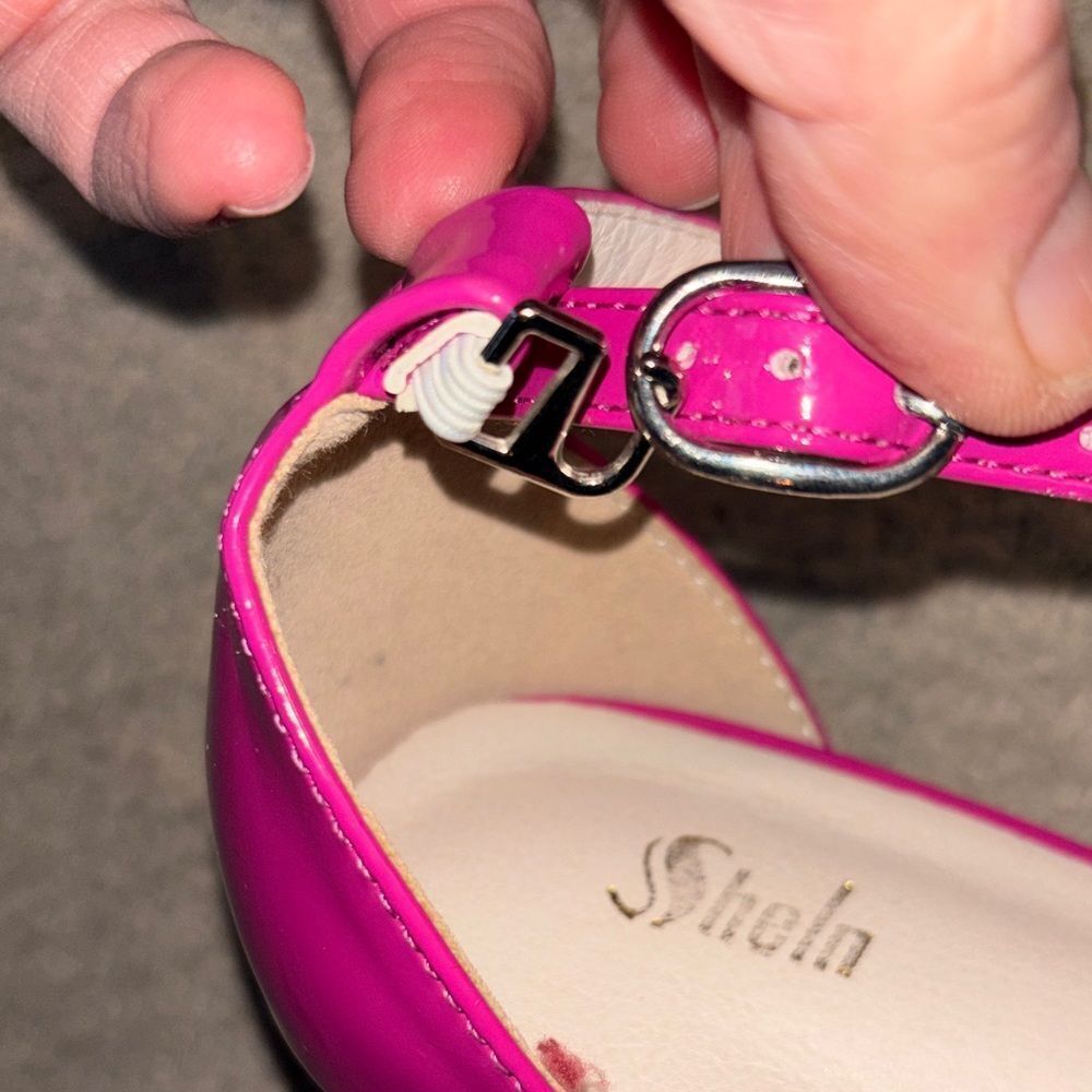 🆕 Hot Pink Rhinestone Platform Heels - Picture 14 of 15